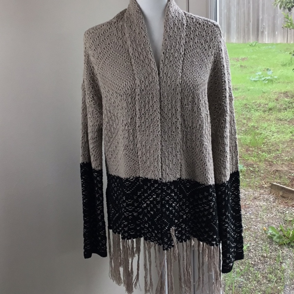 Fringed Cardigan